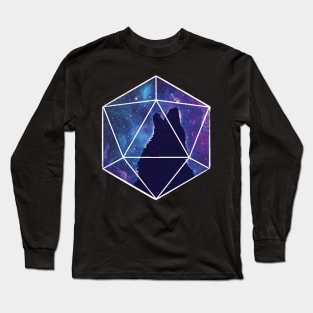 D20 Howling Wolf Soul Long Sleeve T-Shirt